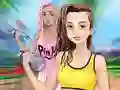 Játék Fitnesz Lányok Öltöztetése online