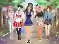 Játék Anime Öltözködés Középiskolában online