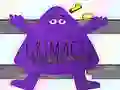 Játék Grimace a hatalmas bohócpapuccsal szemben online Játék Grimace a hatalmas bohócpapuccsal szemben online