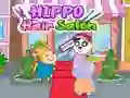 Játék Hippopotám Hajszalon online