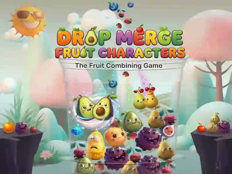 Játék Drop Merge Fruit karakterek online