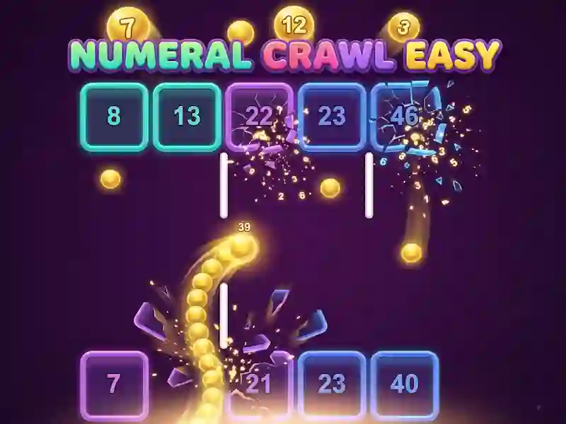 Játék Numeral Crawl Easy online