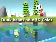 Játék Dobjd a babokat a 3D színes lyukba online Játék Dobjd a babokat a 3D színes lyukba online