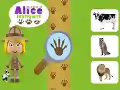 Játék Alice lábnyomainak világa online