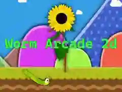 Játék Worm Arcade 2D online