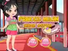 Játék Mulan hercegnő cipőtervezés online