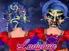 Játék Halloween frizurák katicának online