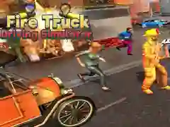 Játék Tűzoltóautó-vezetési szimulátor online Játék Tűzoltóautó-vezetési szimulátor online