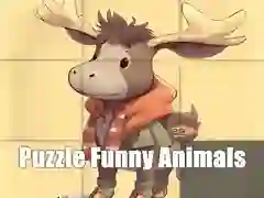 Játék Puzzle Vicces Állatok online Játék Puzzle Vicces Állatok online