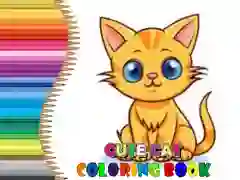 Játék Aranyos macskák színezőkönyve online