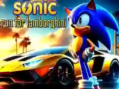 Játék Sonic Fuss a Lamborghiniért online