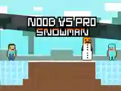 Játék Noob vs Pro Hóember online Játék Noob vs Pro Hóember online
