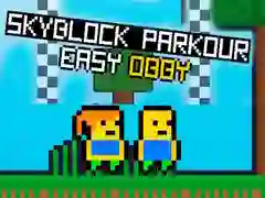 Játék Skyblock Parkour Könnyű Obby online Játék Skyblock Parkour Könnyű Obby online