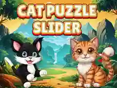 Játék Macska Puzzle Csúszka online