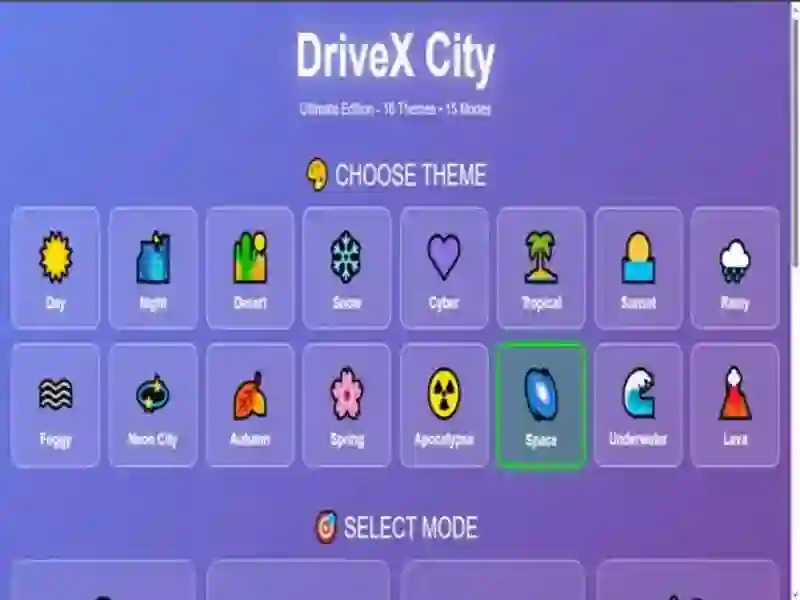Játék DriveX City online