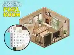 Játék Színezés számok szerint: Pixeles szobák online Játék Színezés számok szerint: Pixeles szobák online