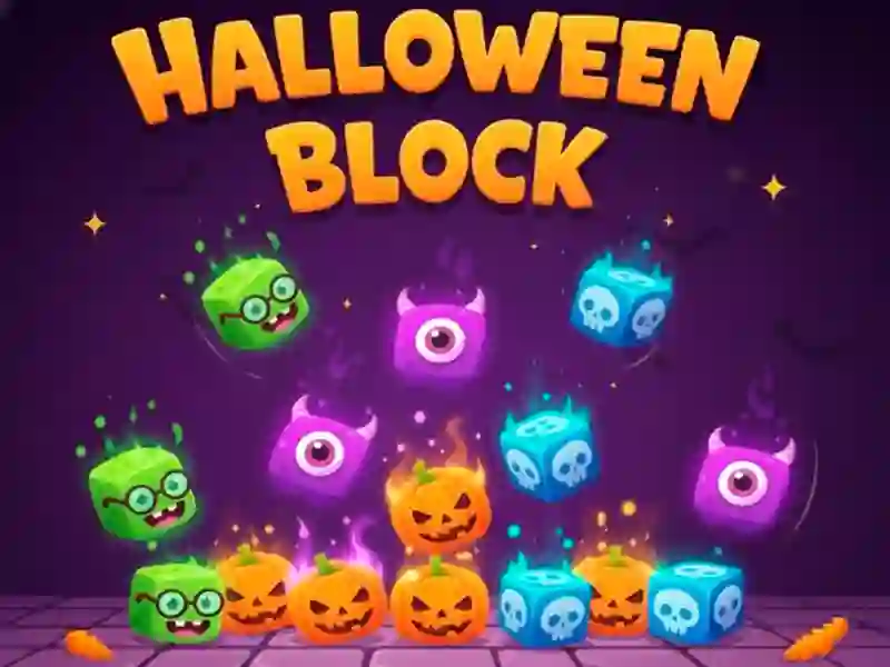 Játék Halloween blokk online