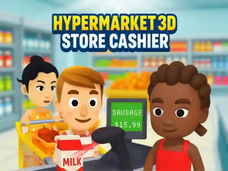 Játék Hipermarket 3D: Bolti pénztáros online