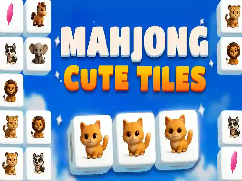 Játék Mahjong aranyos csempe online