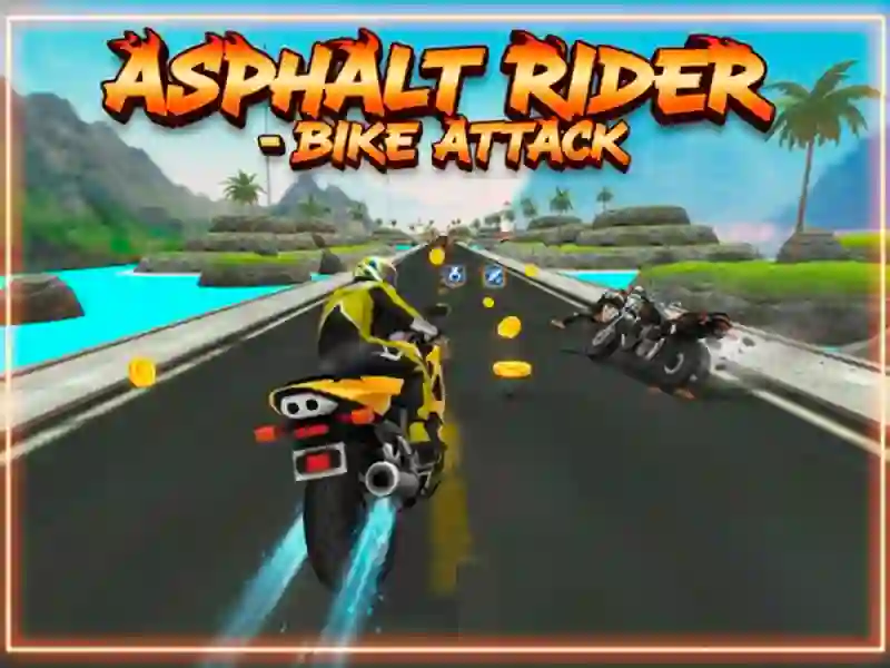Játék Aszfaltlovas — Bike Attack online