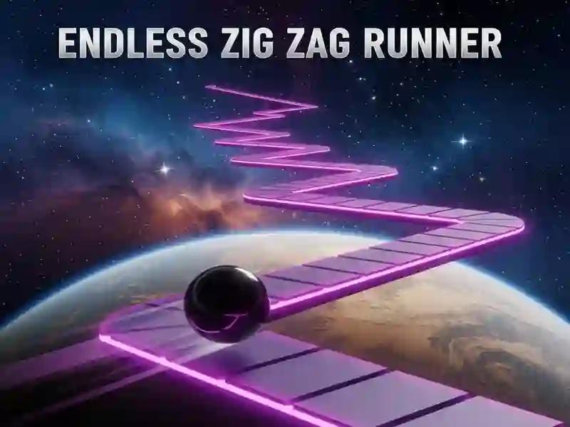 Játék Végtelen Zig Zag Runner online