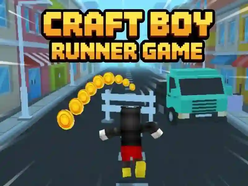 Játék Craft Boy Runner játék online Játék Craft Boy Runner játék online
