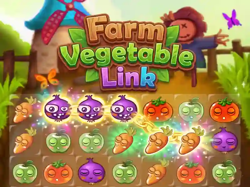 Játék Farm Vegetable Link online