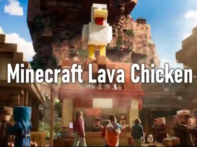 Játék Minecraft láva csirke online