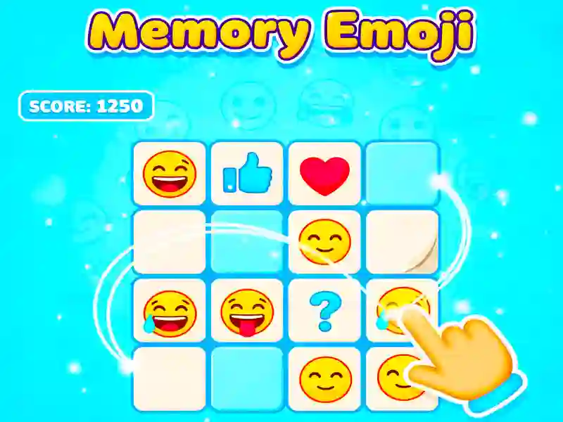 Játék Memória Emoji online