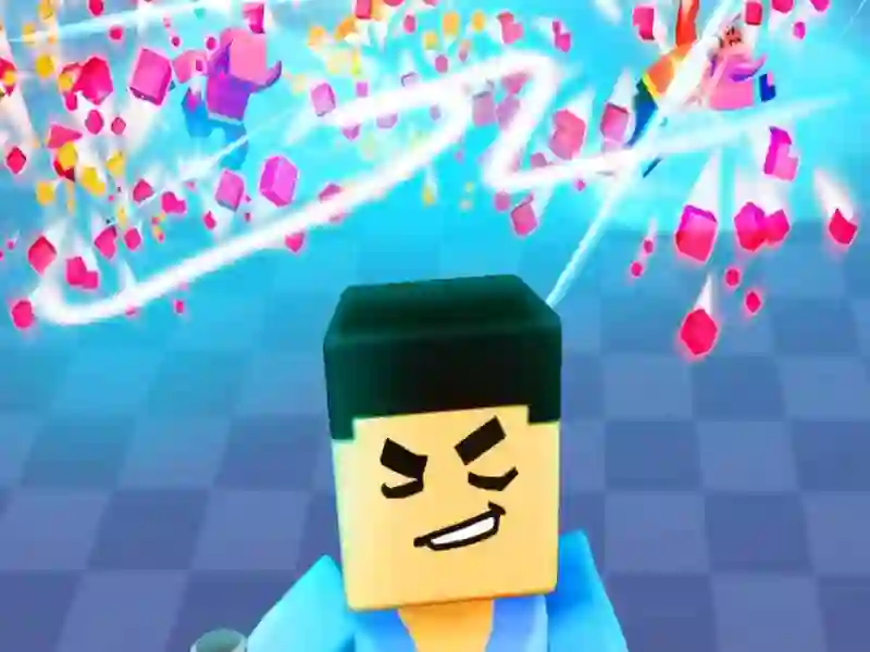 Játék 3D blokk Gladiator: karddöntés online