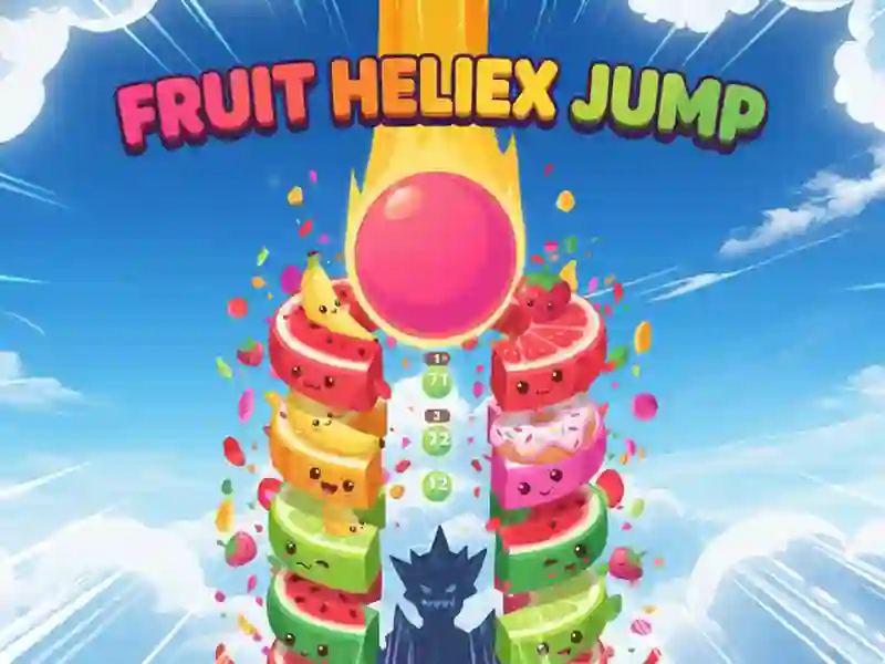 Játék Fruit Helix Jump online