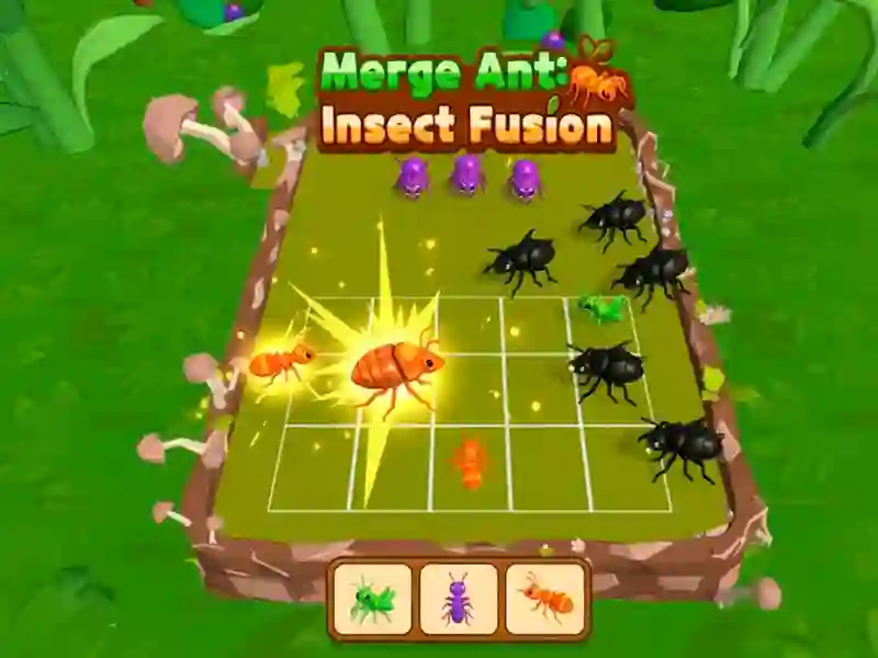 Játék Merge Ant: Insect Fusion online
