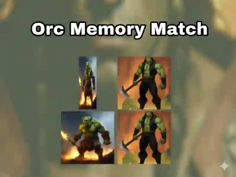 Játék ORC memória mérkőzés online
