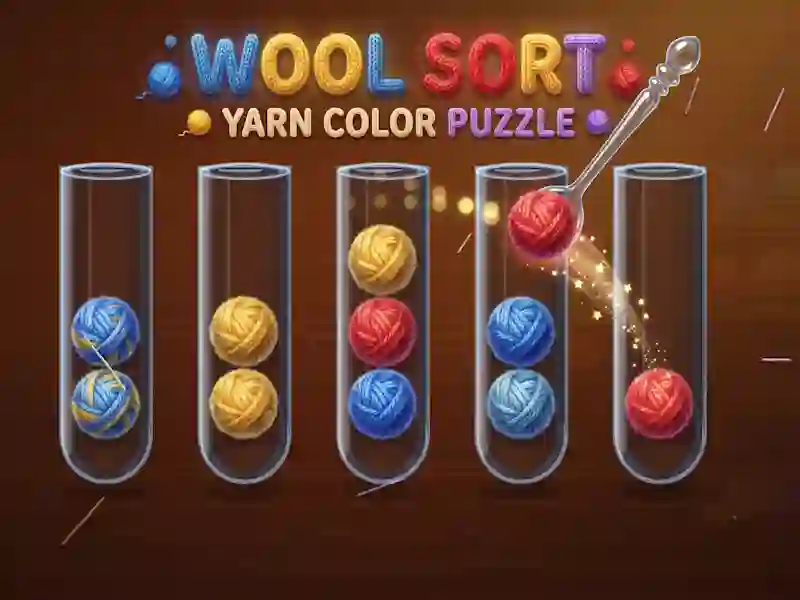 Játék Wool Sort Yarn Color Puzzle online