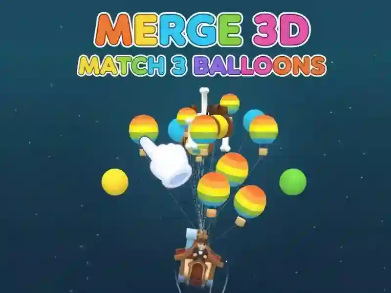 Játék Merge 3D Match 3 Balloons online Játék Merge 3D Match 3 Balloons online