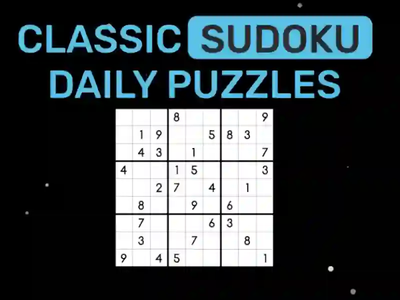 Játék Klasszikus sudoku napi rejtvények online
