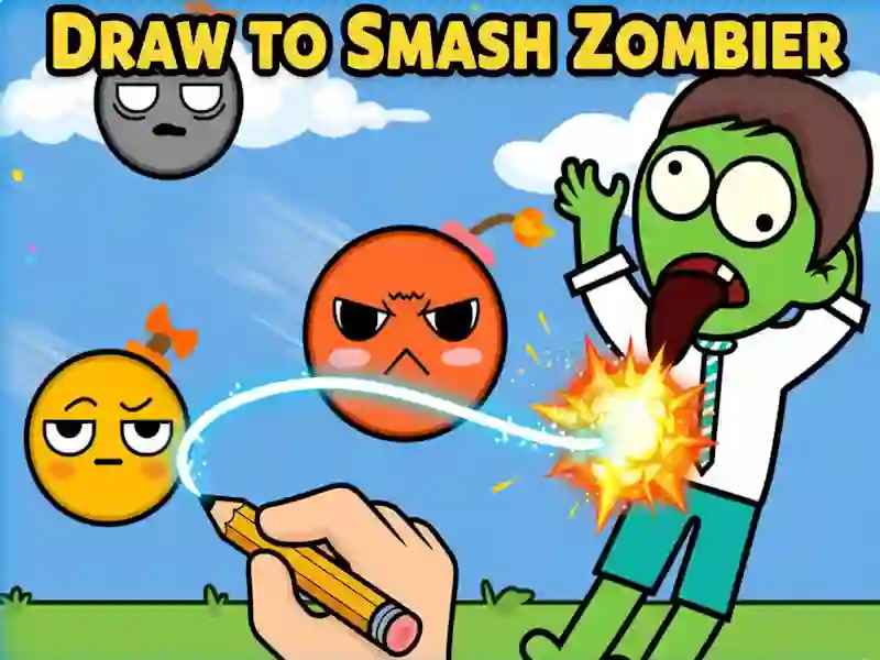 Játék Draw To Smash Zombie online