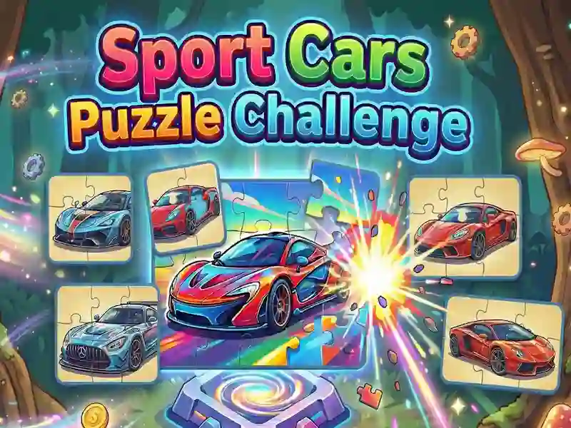 Játék Sportautók Puzzle Challenge online