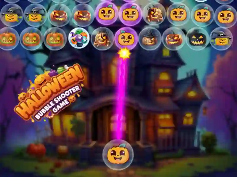 Játék Halloween buborék lövöldözős játék online Játék Halloween buborék lövöldözős játék online