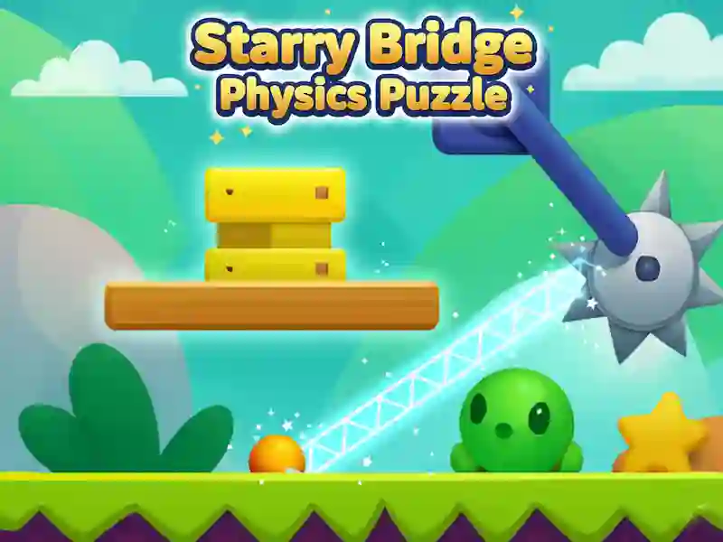 Játék Starry Bridge fizika rejtvény online