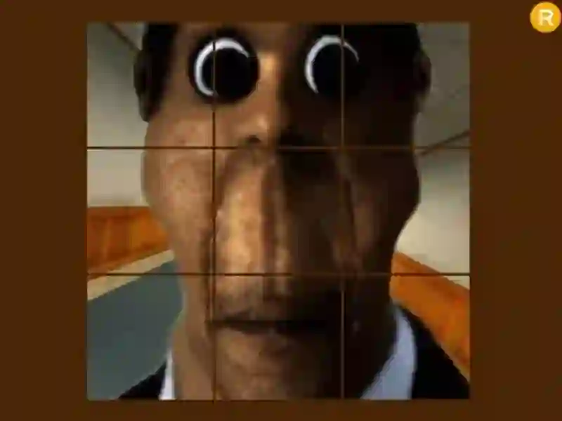 Játék Obunga Nextbots csúszó puzzle online