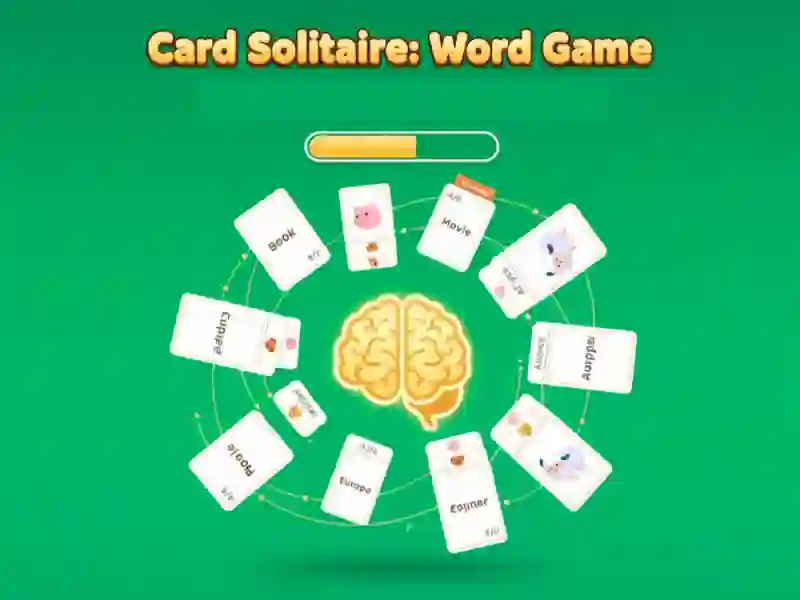 Játék Card Solitaire: Szójáték online