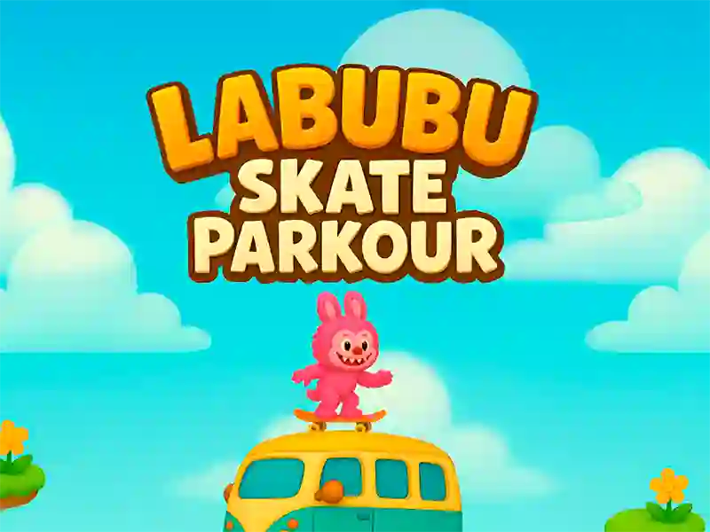 Játék Labubu Skate Parkour online Játék Labubu Skate Parkour online
