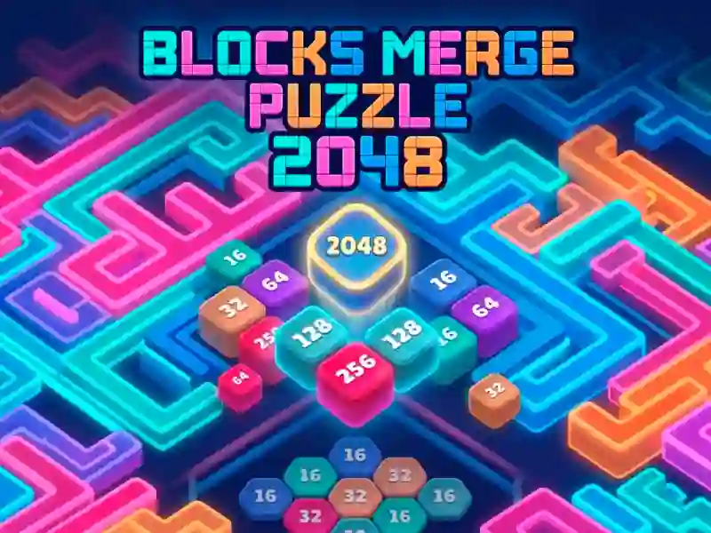 Játék Blocks Merge Puzzle 2048 online