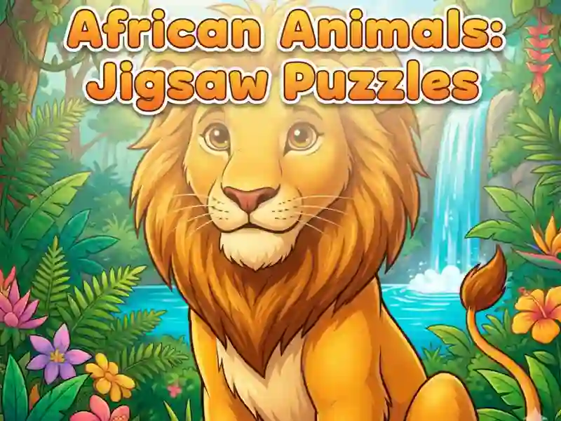 Játék Afrikai állatok: Jigsaw Puzzle online