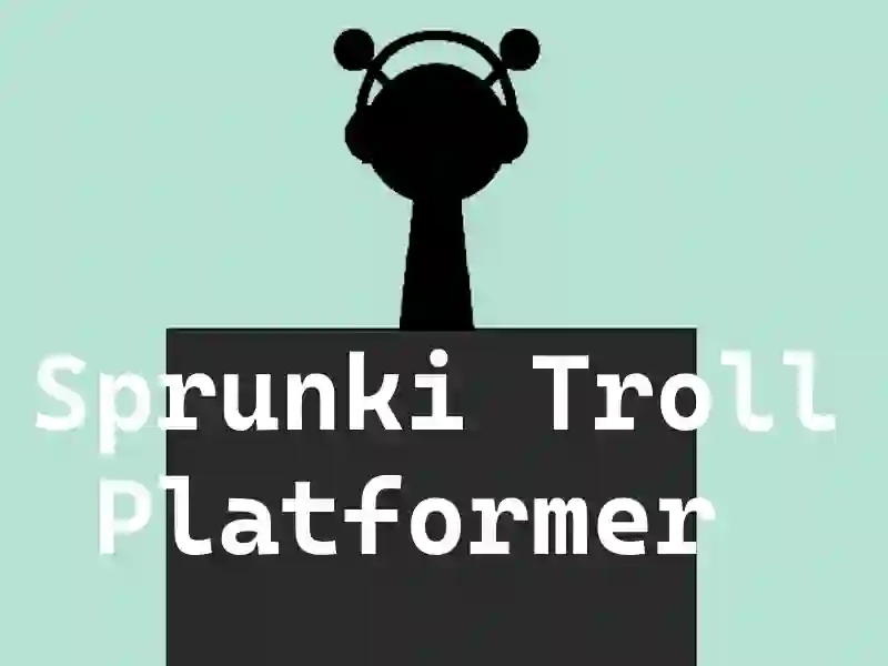 Játék Sprunki troll platformer online