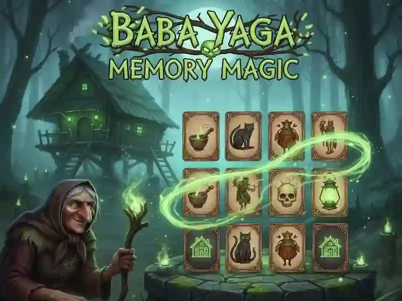 Játék Baba Yaga memóriavarázs online
