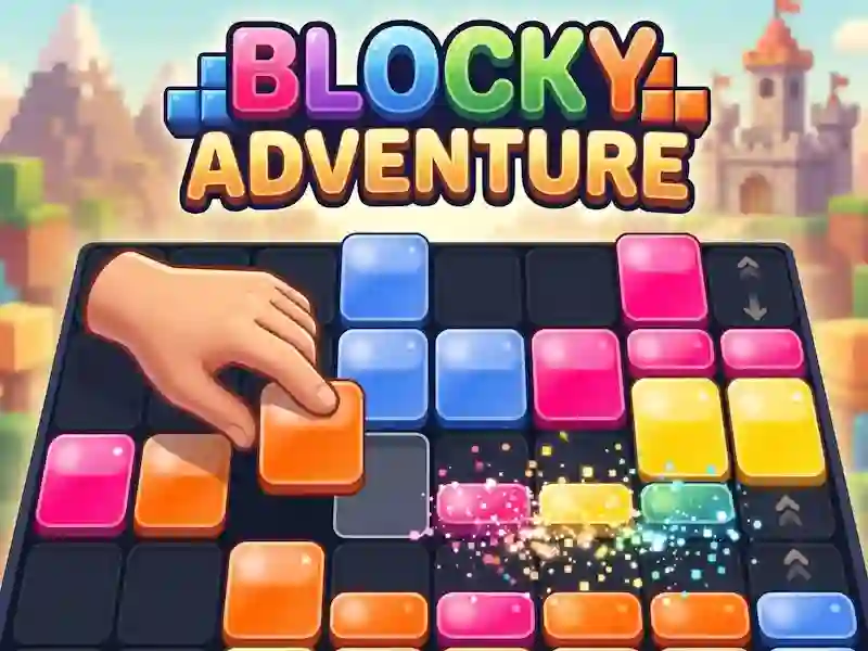 Játék Blocky adventure online