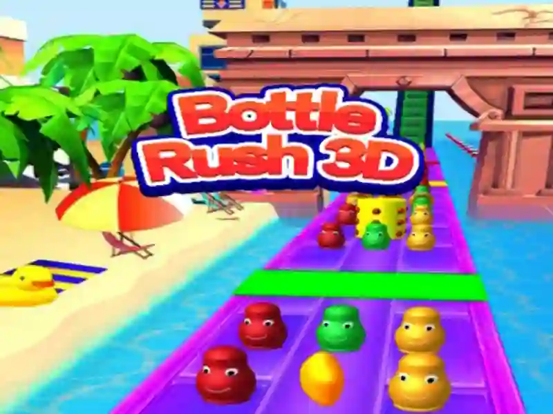 Jåték Bottle Rush 3D online Jåték Bottle Rush 3D online