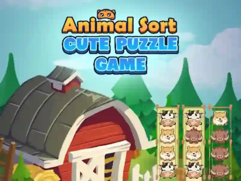 Játék Animal Sort Aranyos Puzzle játék online